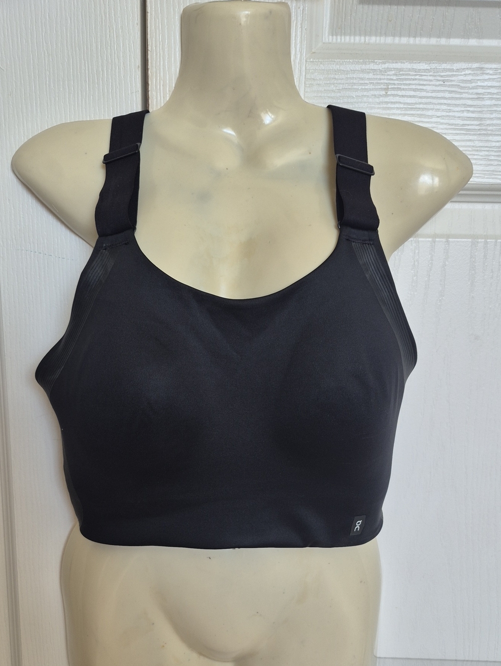 On Running Black High-Support Sports Bra with Adjustable Straps